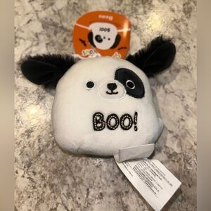 Beau the Ghost Dog Squishmallow Clip 3.5” NWT